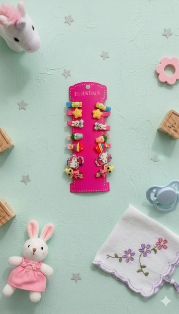 Colorful Children's Hair Clips and Baby Accessories