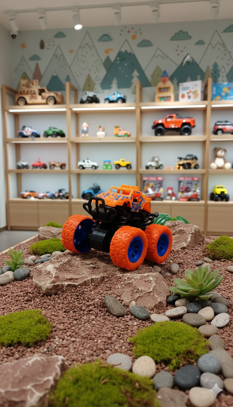 All-Terrain Big Wheel Truck for Kids