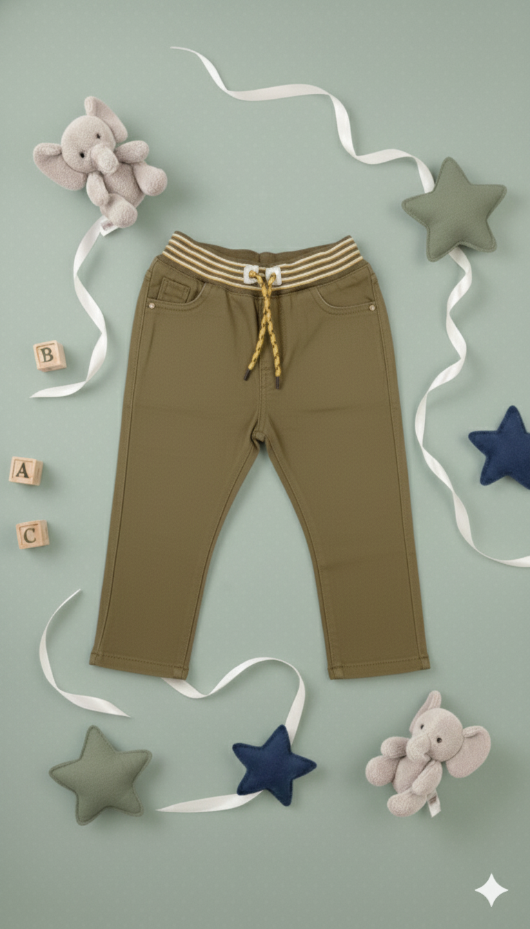 Comfort-Waist Pull-On Premium Quality Pants