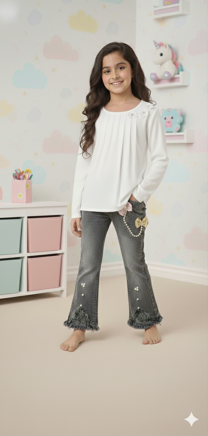 Elegant Silk Top for girls