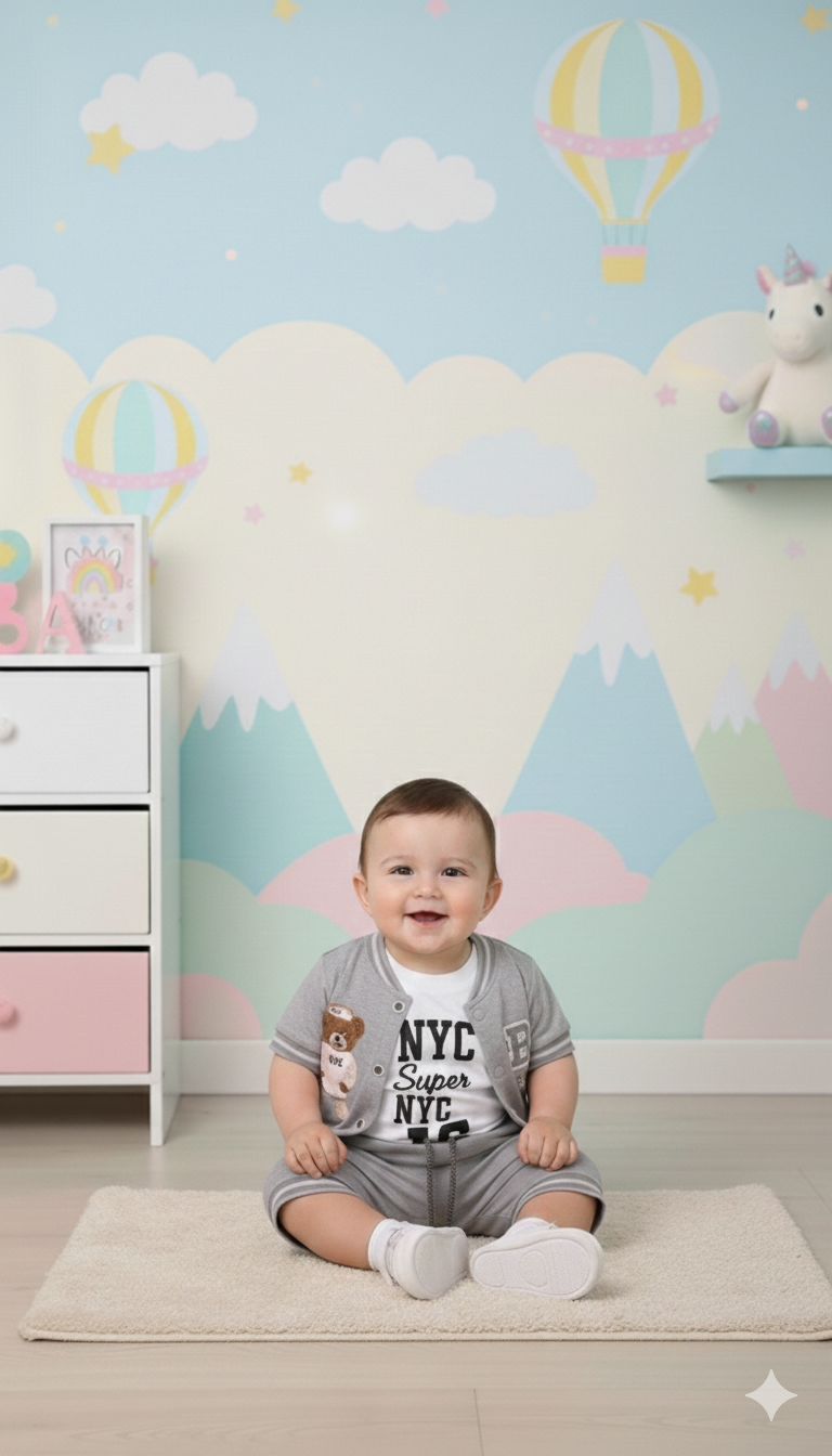 The "Summer Serenade" 3-Piece Baby Ensemble