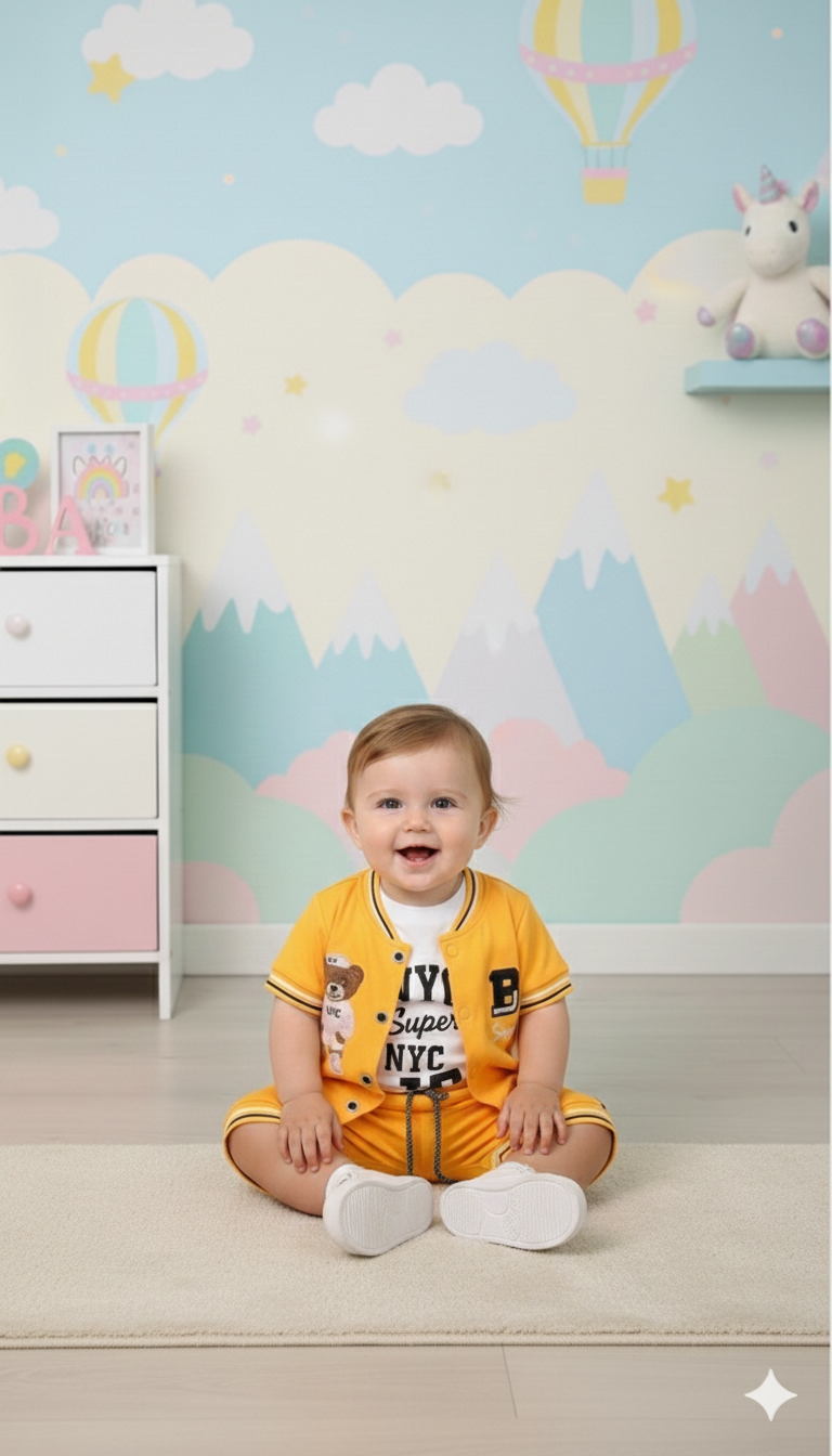 The "Summer Serenade" 3-Piece Baby Ensemble