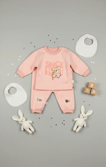 Peach Pink Top & Pants Set - Kiddy Bloom