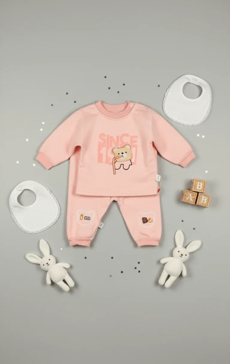 Peach Pink Top & Pants Set - Kiddy Bloom
