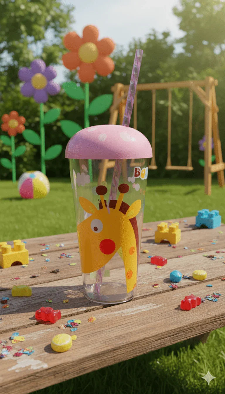 Playful Children's Giraffe Cup - Kiddy Bloom