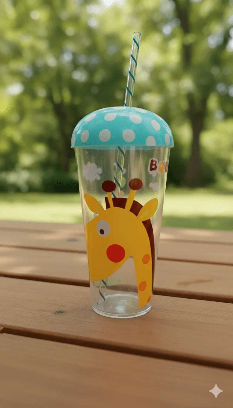 Playful Children's Giraffe Cup - Kiddy Bloom