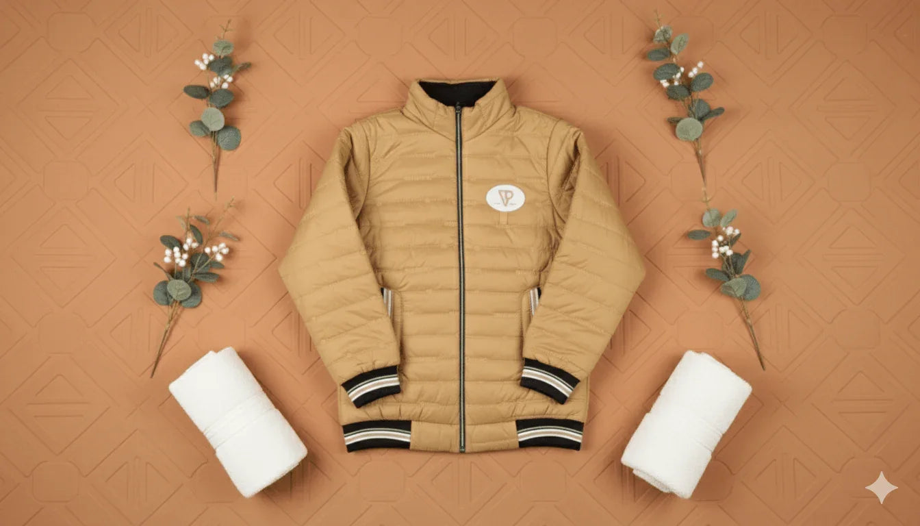 Toddler's Terracotta Puffer Jacket - Kiddy Bloom