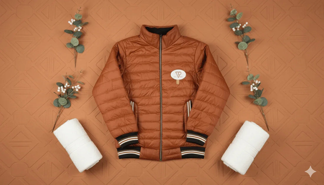 Toddler's Terracotta Puffer Jacket - Kiddy Bloom