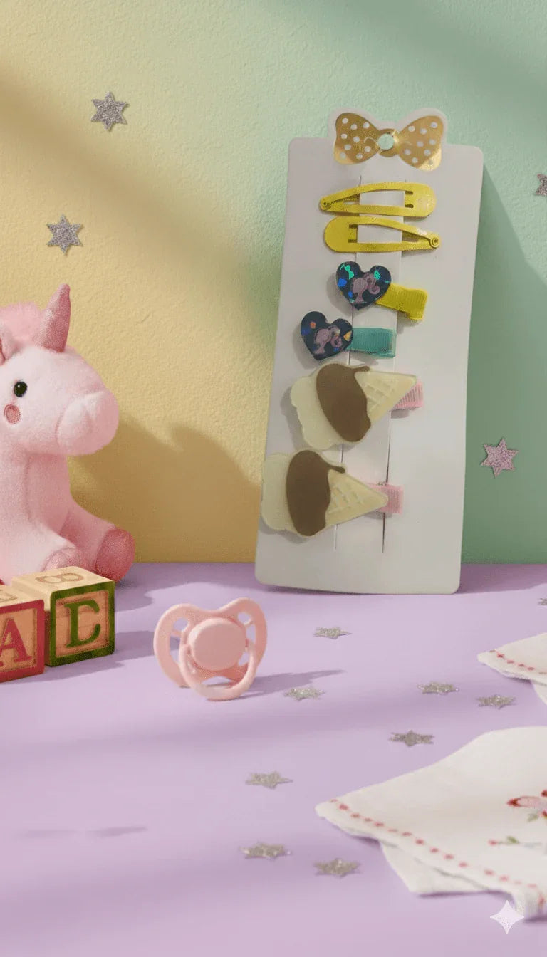 Whimsical Children's Hair Clip Assortment - Kiddy Bloom